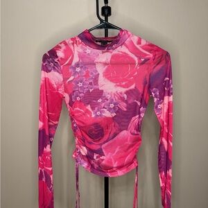 Forever 21 Floral Long Sleeve Top